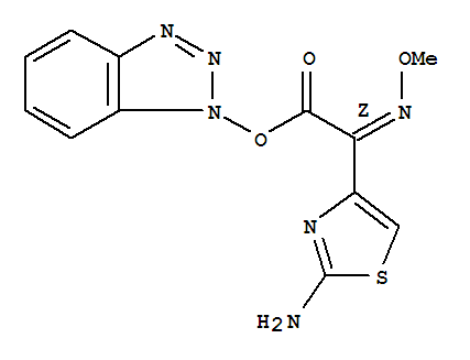 羥基苯并三氮唑活性酯; 1-[2-(Z)-甲氧亞氨基-2-(2-氨基噻唑-4-基)乙酰氧基]苯并三氮唑