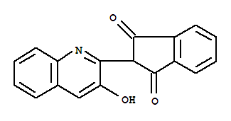 2-(3-羥基-2-喹啉基)-1,3-茚二酮