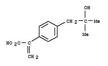 2-[對(2-甲基-2-羥基丙基)苯基]丙烯酸