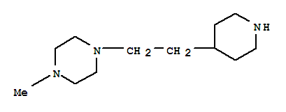 哌嗪,1-甲基-4-[2-(4-哌啶基)乙基]- (9CI)