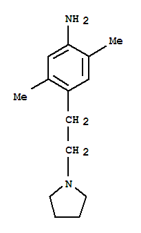 2,5-二甲基-4-[2-(1-吡咯烷基)乙基]苯胺