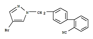 4'-(4-溴-吡唑-1-基甲基)-聯苯-2-甲腈