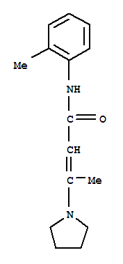 N-(2-甲苯基)-3-吡咯烷基-2-丁烯酰氨