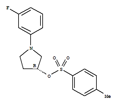 (3R)-1-(3-氟苯基)-3-吡咯烷-3-(4-甲基苯磺酸酯)