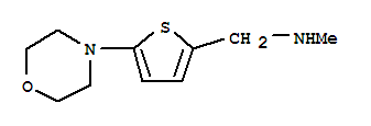 N-甲基-n-[(5-嗎啉-4-基噻吩-2-基)甲基]胺