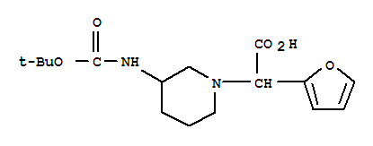 2-(3-BOC-氨基-1-哌啶基)-2-(2-呋喃)乙酸