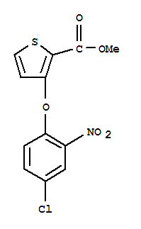 3-(4-氯-2-硝基苯氧基)噻吩-2-羧酸甲酯