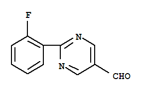 2-(2-氟苯基)嘧啶-5-甲醛 1383641