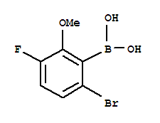 6-溴-3-氟-2-甲氧基苯硼酸