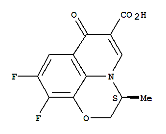 左旋氧氟沙星羧酸; (S)-9,10-二氟-2,3-二氫-3-甲基-7-氧代-(3S)-7H-吡啶并[1,2,3-de]-1,4-苯并嗪-6-羧酸