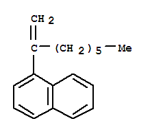 1-(1-亞甲基庚基)-萘