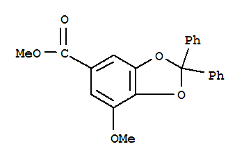 7-甲氧基-2,2-二苯基-1,3-苯并二氧代-5-羧酸甲酯