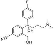 4-(4-二甲胺基-1-對氟苯基-1-羥基丁基)-3-(羥甲基)苯腈