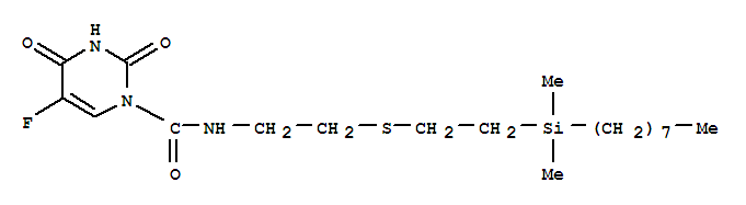 N-[2-[2-[dimethyl(octyl)silyl]ethylsulfanyl]ethyl]-5-fluoro-2,4-dioxopyrimidine-1-carboxamide