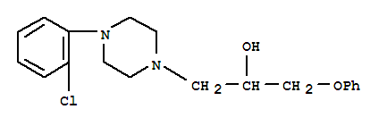 4-(2-氯苯基)-alpha-(苯氧基甲基)-1-哌嗪乙醇