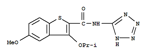 3-異丙氧基-5-甲氧基-N-(1H-四唑-5-YL)苯并[B]噻吩-2-甲酰胺