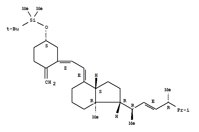 叔-丁基-二甲基-(4-亞甲基-3-{2-[7a-甲基-1-(1,4,5-三甲基-己-2-烯基)-八氫-茚-4-亞基]-亞乙基}-環己三烯并氧基)-硅烷