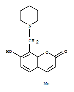 7-羥基-4-甲基-8-(哌啶-1-基甲基)-2H-色烯-2-酮