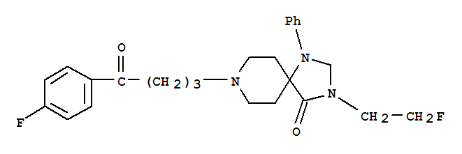 3-(2-氟乙基)-8-[4-(4-氟苯基)-4-氧代丁基]-1-苯基-1,3,8-三氮雜螺[4.5]癸烷-4-酮