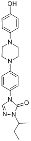 2,4-二氫-4-[[4-(4-羥基苯基)-1-哌嗪基]苯基]-2-(1-甲基丙基)-3H-1,2,4-三氮唑-3-酮