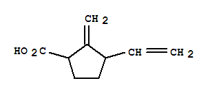 2-亞甲基-3-乙烯基環戊烷羧酸