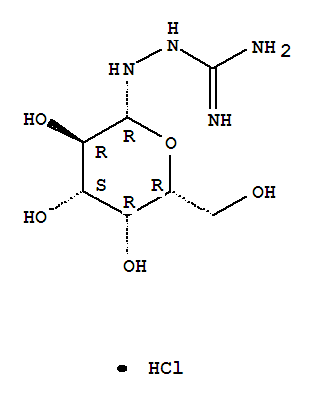 2-[(2R,3R,4S,5R,6R)-3,4,5-三羥基-6-(羥基甲基)四氫-2H-吡喃-2-基]肼甲脒鹽酸鹽(1:1)