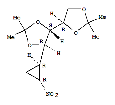 1,2-二脫氧-3,4,5,6-二-O-異亞丙基-1,2-C-亞甲基-1-硝基甘露糖醇