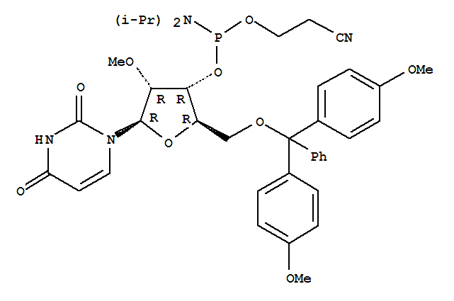 5'-O-(4,4-二甲氧基三苯甲基)-2'-O-甲基尿苷-3'-(2-氰基乙基-N,N-二異丙基)亞磷酰胺