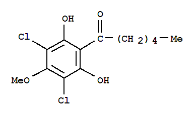 1-(3,5-二氯-2,6-二羥基-4-甲氧基苯基)己烷-1-酮