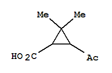 環丙羧酸,  3-乙酰基-2,2-二甲基- (9CI)