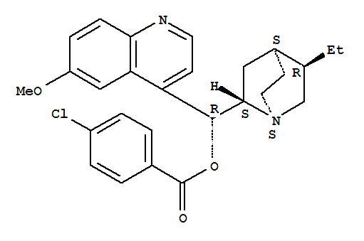 O-(4-氯苯甲酰)氫奎寧