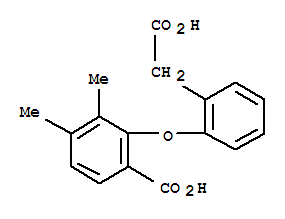 2-(2-羧基甲基苯氧基)-3,4-二甲基苯甲酸