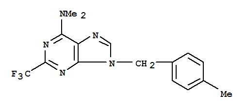 6-(二甲基氨基)-9-(4-甲基芐基)-2-(三氟甲基)-9H-嘌呤