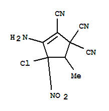 3-氨基-4-氯-5-甲基-4-硝基-2-環戊烯-1,1,2-三甲腈