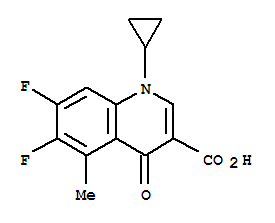 1-環丙基-6,7-二氟-5-甲基-4-氧代-3-喹啉羧酸