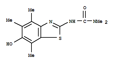 (9CI)-N-(6-羥基-4,5,7-三甲基-2-苯并噻唑)-N,N-二甲基-脲