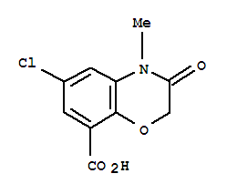 6-氯-4-甲基-3-氧代-3,4-二氫-2H-1,4-苯并噁嗪-8-羧酸