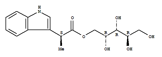 [(2R,3R,4R)-2,3,4,5-四羥基戊基](2R)-2-(1H-吲哚-3-基)丙酸酯