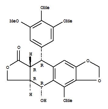 (5R,5aR,8aR,9R)-9-羥基-10-甲氧基-5-(3,4,5-三甲氧基苯基)-5a,8,8a,9-四氫-5H-異苯并呋喃并[6,5-f][1,3]苯并二氧戊環-6-酮