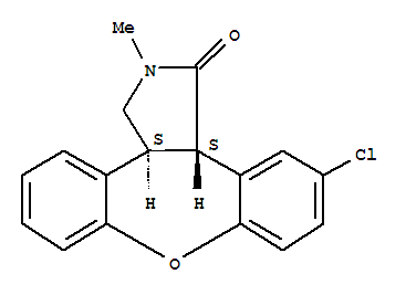 反式-(＋/-)-11-氯-2,3,3a,12b-四氫-2-甲基-1H-二苯并[2,3:6,7]氧雜卓并[4,5-c]吡咯-1-酮
