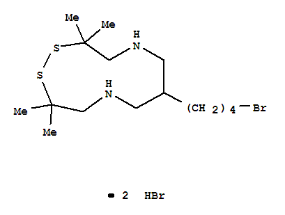 7-(4-溴丁基)-3,3,11,11-四甲基-1,2-二硫雜-5,9-二氮雜環十一烷二氫溴酸鹽