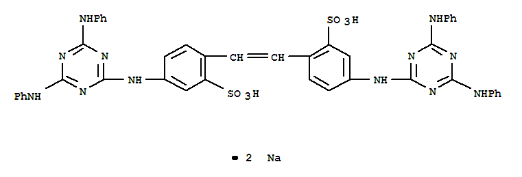 2,2-(1,2-亞乙)雙[5-[4,6-雙(苯基氨基)-1,3,5-三嗪-2-基]氨基]苯磺酸二鈉鹽