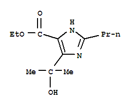 4-(1-羥基-1-甲基乙基)-2-丙基-1H-咪唑-5-羧酸乙酯