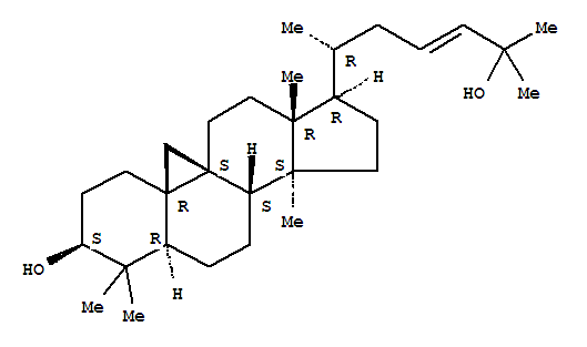 (3beta,23E)-9,19-環(huán)羊毛甾-23-烯-3,25-二醇對(duì)照品(標(biāo)準(zhǔn)品) | 14599-48-5