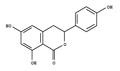 Thunberginol C; 3,4-二氫-6,8-二羥基-3-(4-羥基苯基)-1H-2-苯并吡喃-1-酮