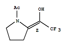 (Z)-(9CI)-1-乙酰基-2-(2,2,2-三氟-1-羥基亞乙基)-吡咯烷