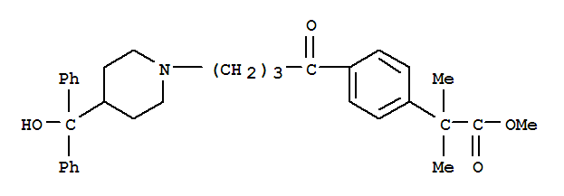 2-[4-[4-[4-(羥基二苯甲基)-1-哌啶基]-丁酰基]苯基]-2-甲基丙酸甲酯