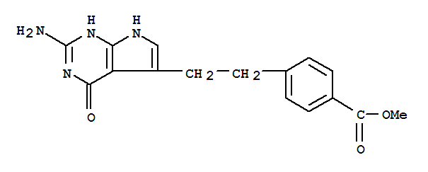 4-[2-（2-氨基-4,7-二氫-4-氧-1H-吡咯[2,3-d]嘧啶-5- 基）乙基]苯甲酸甲酯