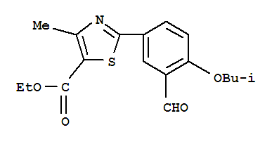 2-(3-醛基-4-異丁氧基苯基)-4-甲基噻唑-5-甲酸乙酯