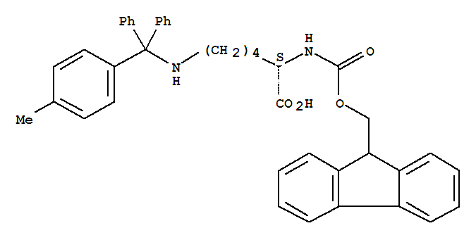 Fmoc-N'-甲基三苯甲基-L-賴氨酸
